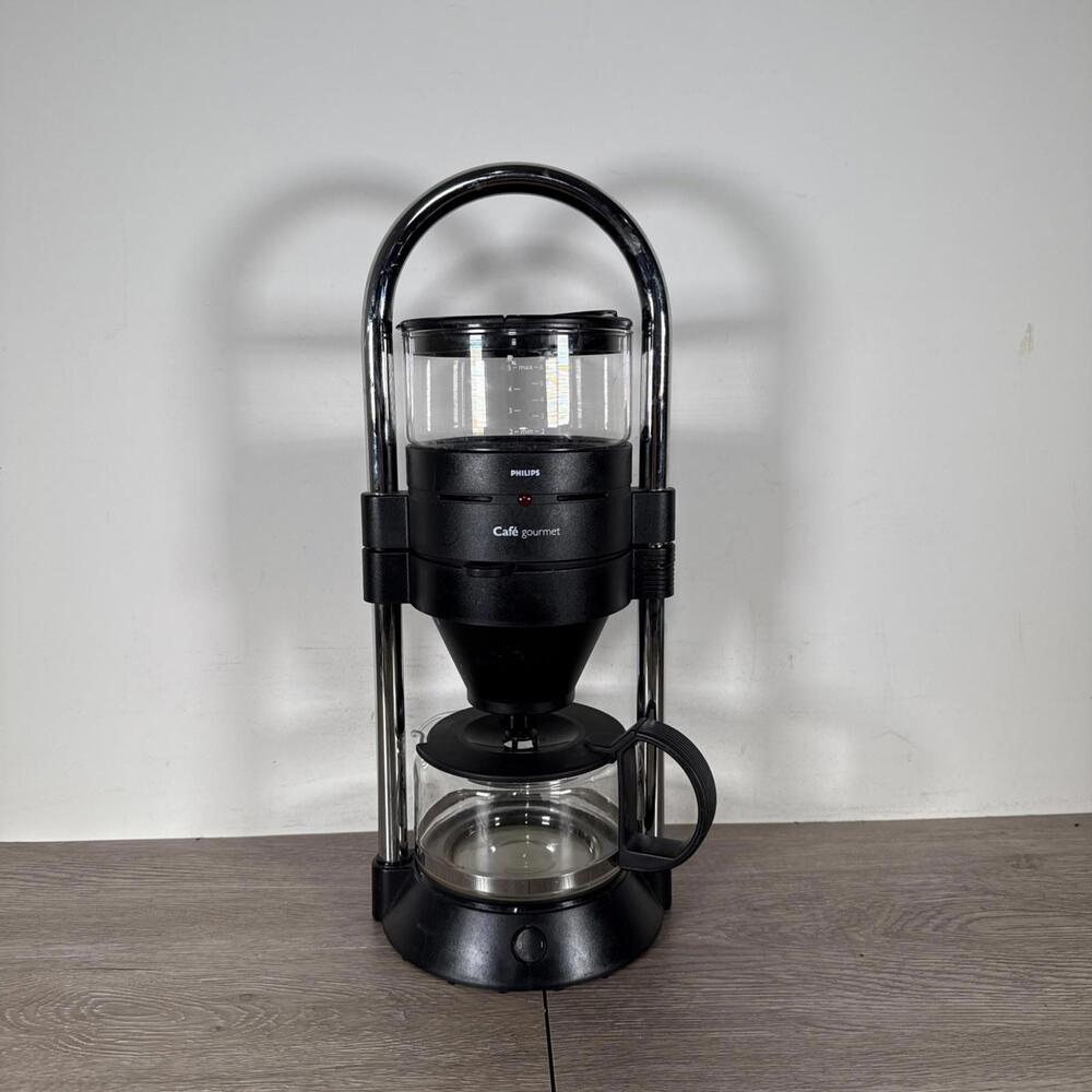Rare Norelco Philips Cafe Gourmet Coffee Maker Vintage HD55 Switzerland No Plug